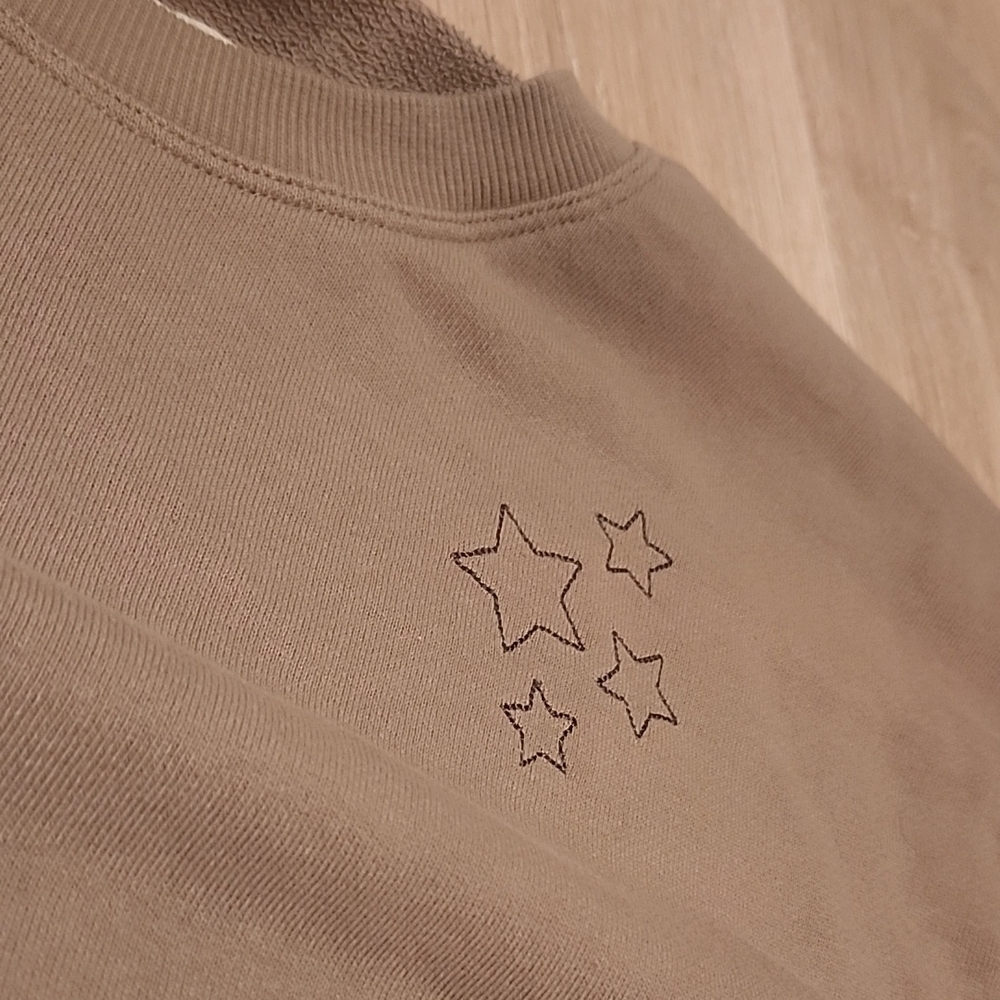 C&C California Army Green Soft Star Sweatshirt
